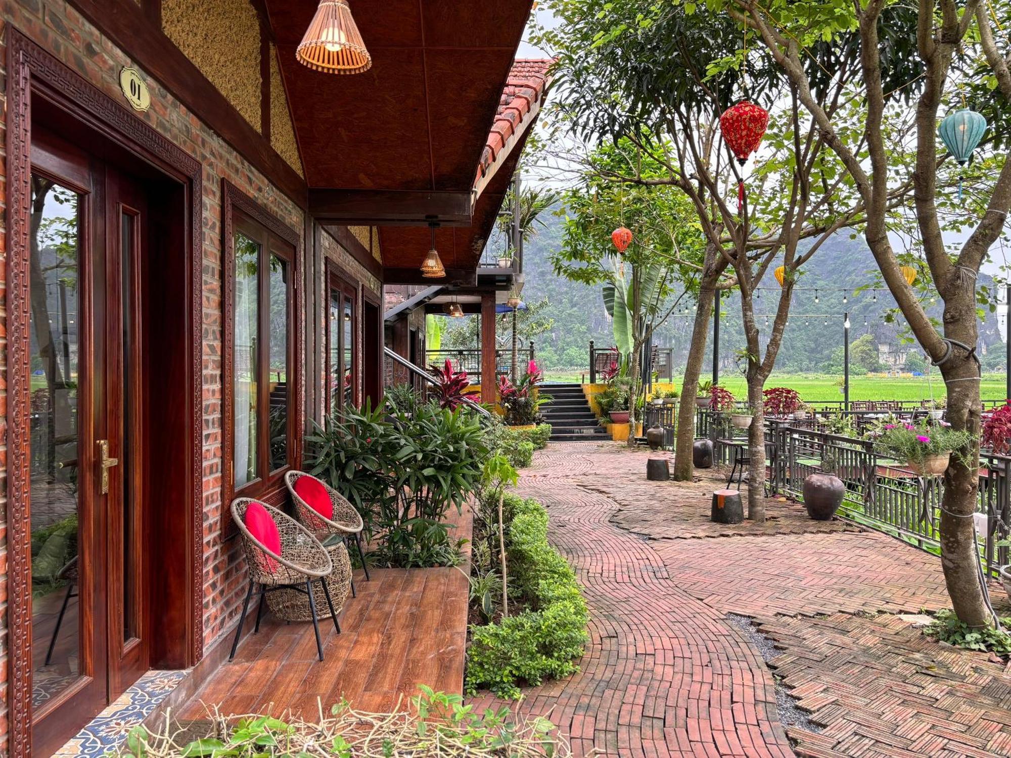 Апартаменты Papaya Bungalow & Rice Fields Ниньбинь Экстерьер фото