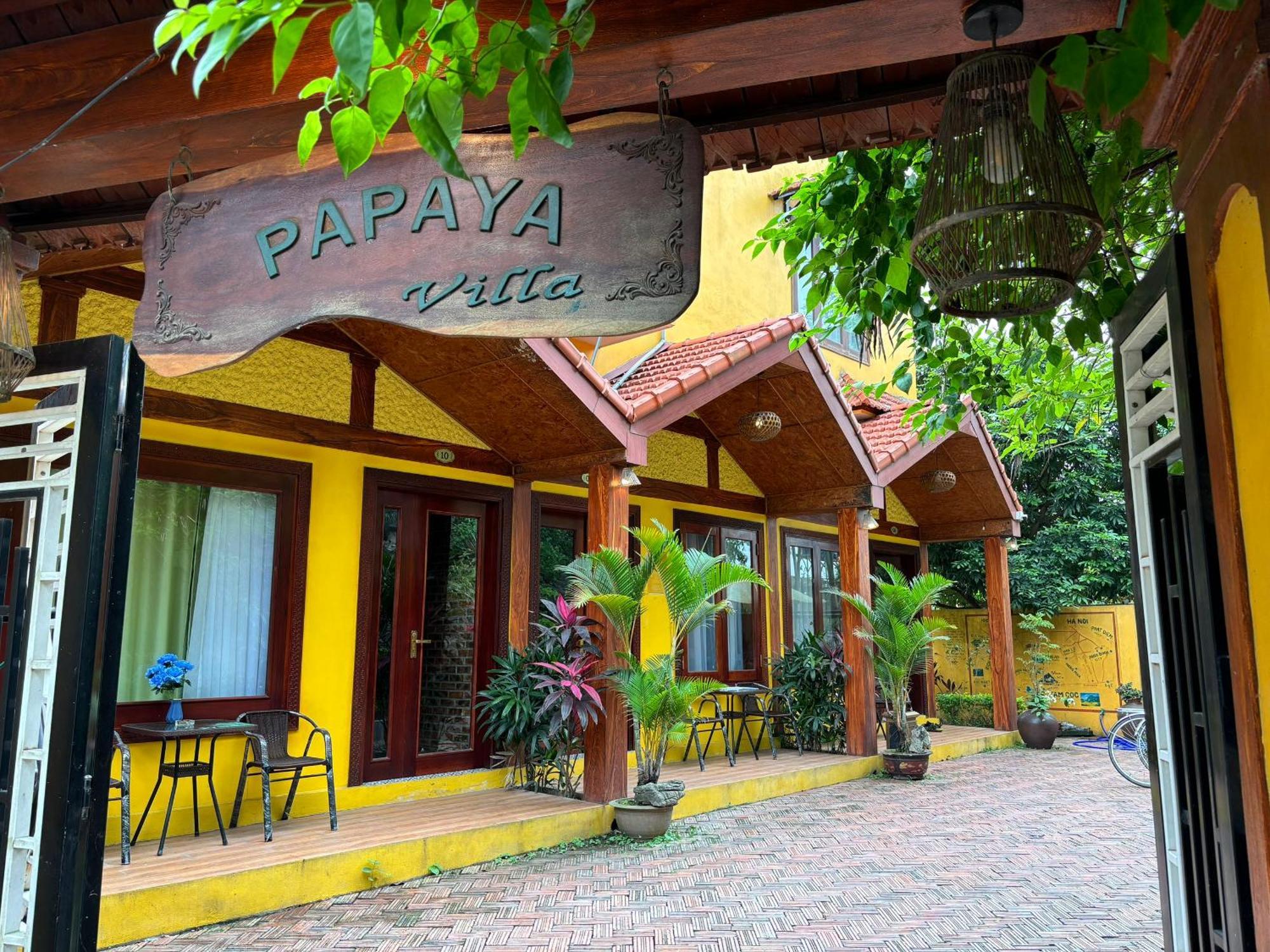 Апартаменты Papaya Bungalow & Rice Fields Ниньбинь Экстерьер фото