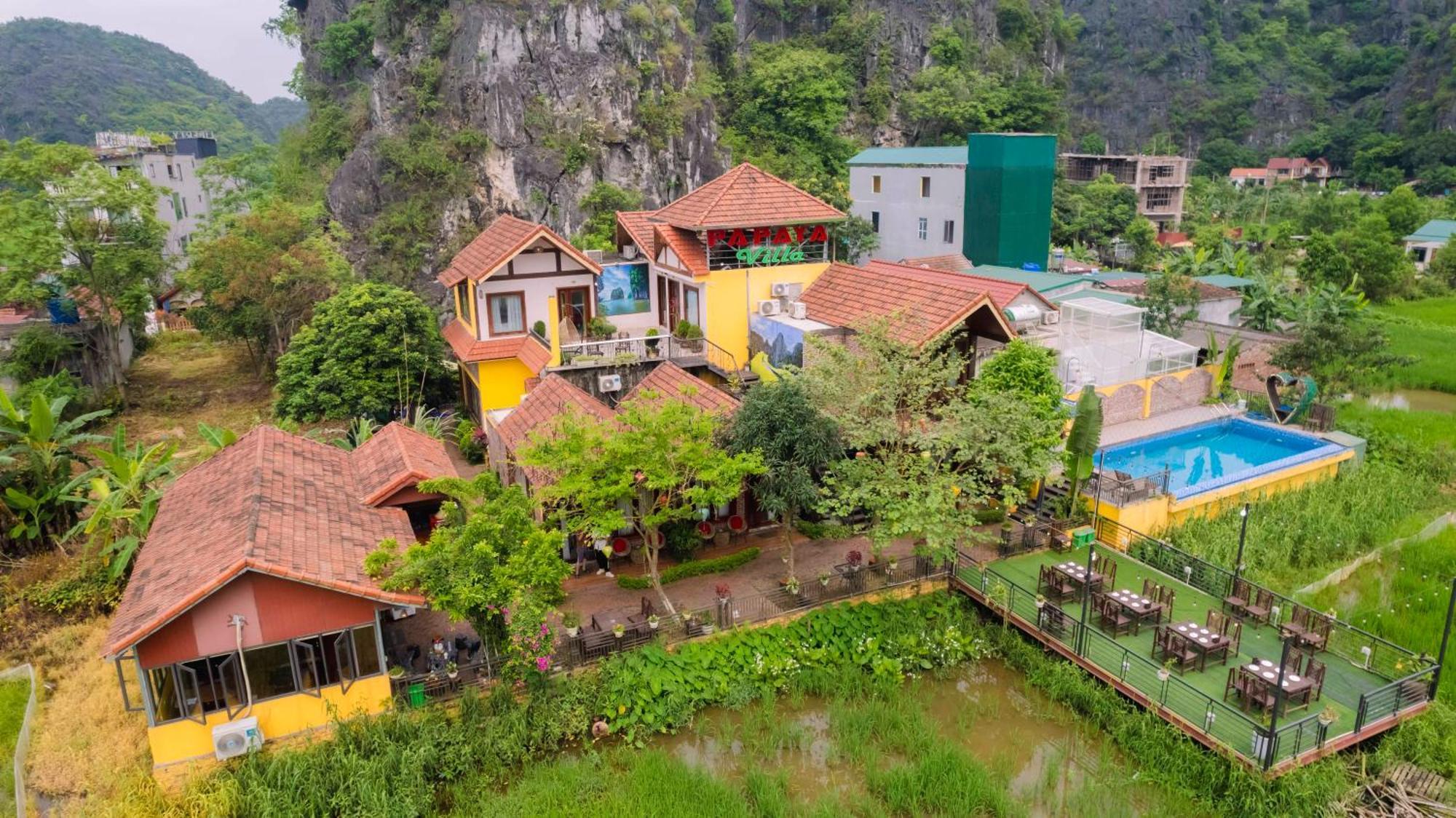 Апартаменты Papaya Bungalow & Rice Fields Ниньбинь Экстерьер фото