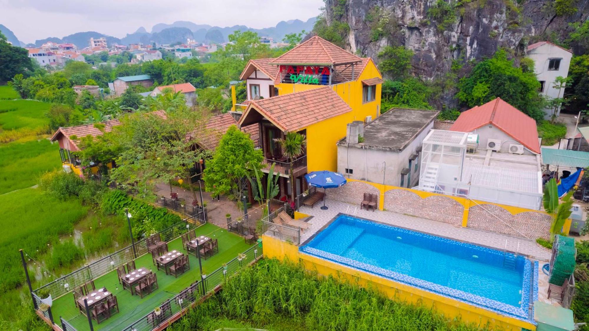 Апартаменты Papaya Bungalow & Rice Fields Ниньбинь Экстерьер фото