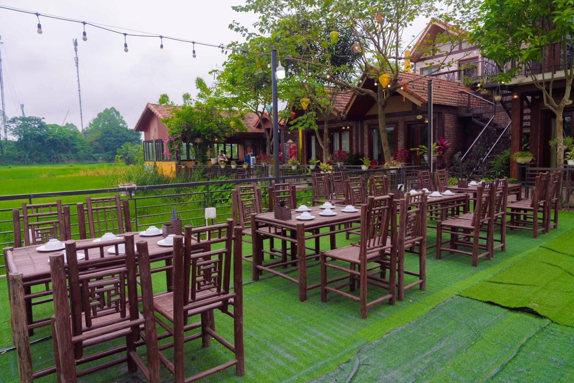 Апартаменты Papaya Bungalow & Rice Fields Ниньбинь Экстерьер фото